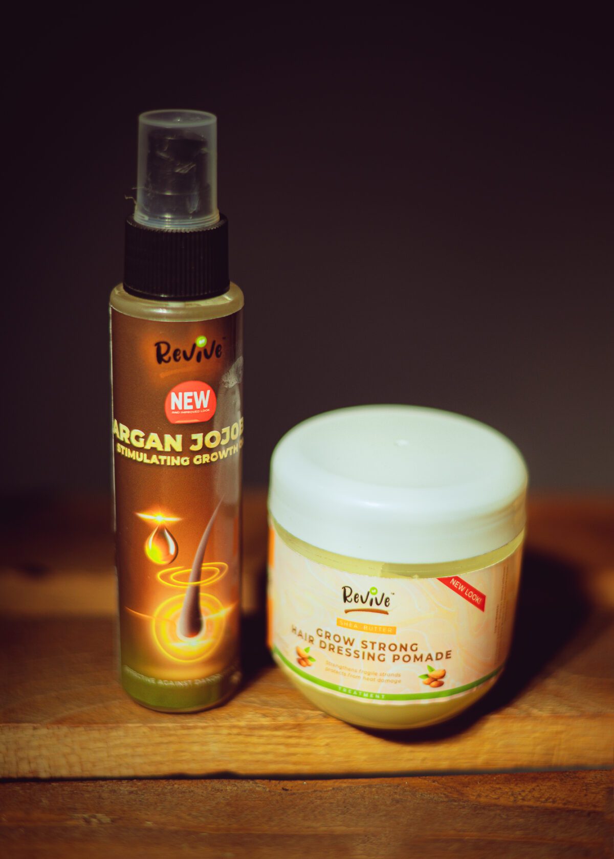 Revive Argan Jojoba Stimulating Growth oil and grow strong pormade